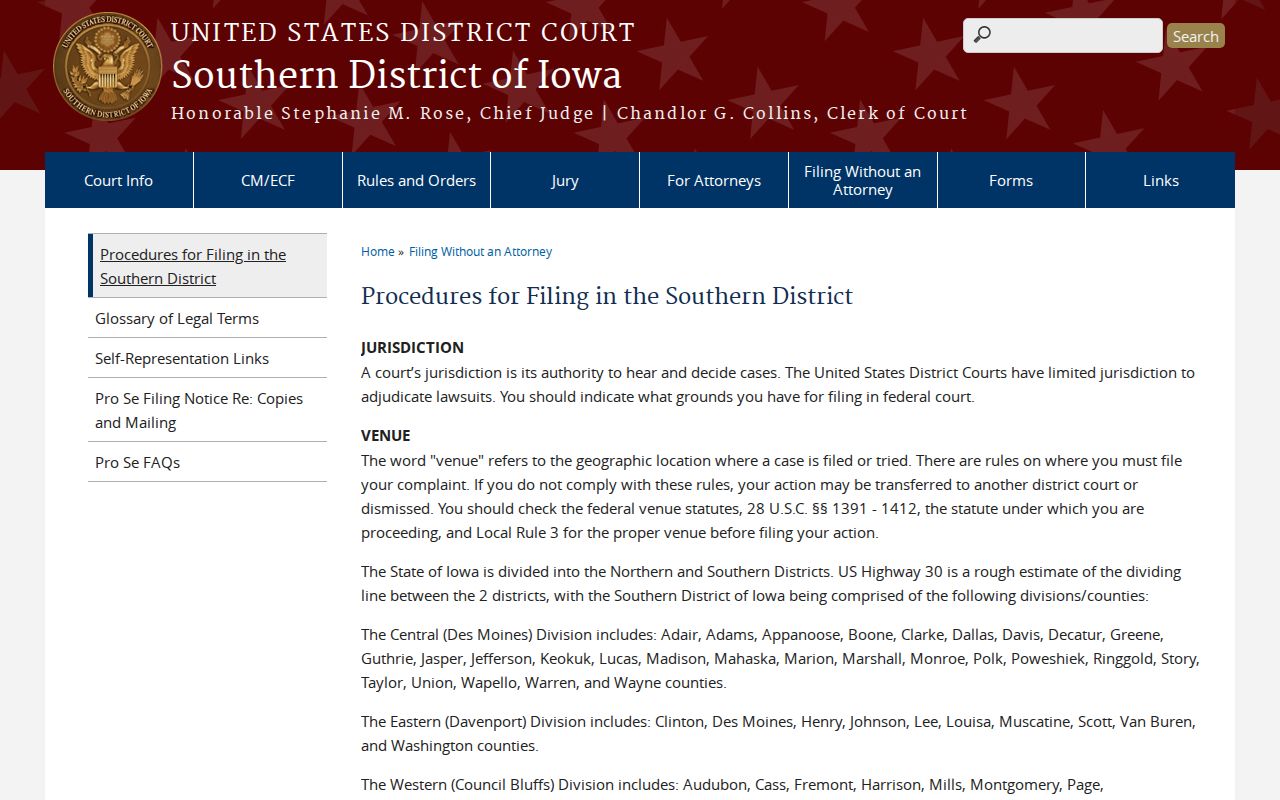 Greene County federal warrant records division